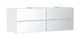 Hansgrohe-HG-Xevolos-E-Waschtischunterschrank-Mattweiss-1570-550-mit-4-Schubkaesten-fuer-Konsolen-mit-2-Aufsatzwaschtischen-geschliffen-Weiss-Metallic-54199320 gallery number 1